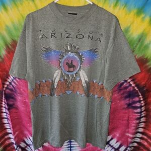 1993 Tucson Arizona Grey Single Stitch Graphic Tee sz Xl